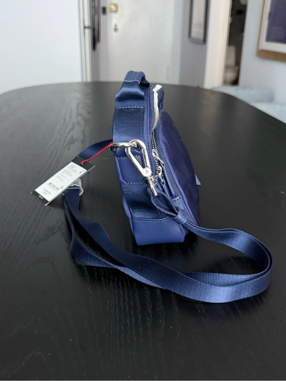 Tumi Tamy Navy Blue Nylon Crossbody Messenger Bag